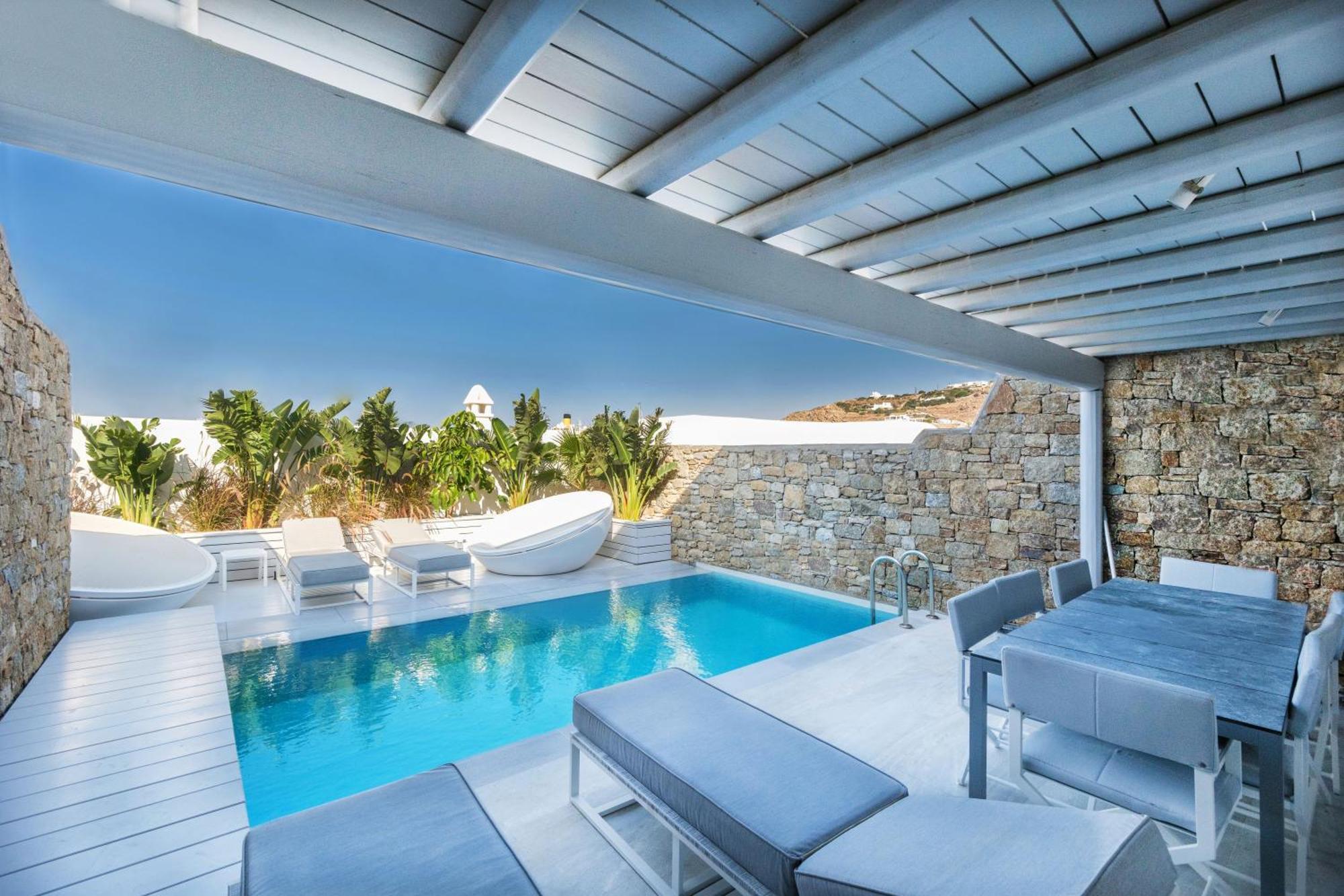 Mykonos Riviera Hotel & Spa, A Member Of Small Luxury Hotels Of The World Турлос Екстер'єр фото